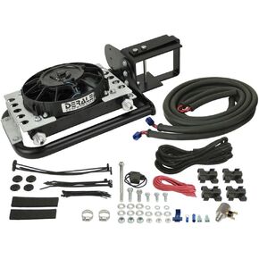Derale 20561 Jeep Wrangler Direct Fit Automatic Transmission Cooler,Black