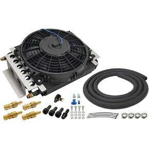 Derale 13900 Electra-Cool Remote Cooler,Black
