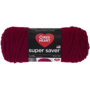 Red Heart Super Saver Yarn-Burgundy