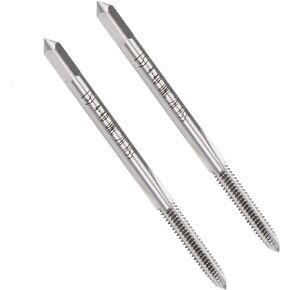 Spiral Flute Threading Tap for Processing Blind Holes And Sticky Materials H2 Tolerance 3 Flutes Tapping Tool High Speed Steel Machine Thread Screw Tap UNC 1/4-20 1pcs