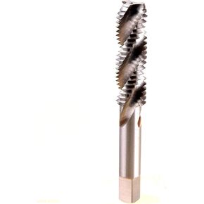 MaxTool 7/16-20 Spiral Flute Taps HSS M2 Thread Taps 20 TPI FULLY GROUND RIGHT HAND; SFF02W02R28F
