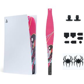 Dust Cover Net for PS5 Console, PS5 Heatsink Barrier Pets Hair Anti-dust Cover Dustproof for Playstation 5 Optical Drive Version/Digital Version Game Console Accessories (White)