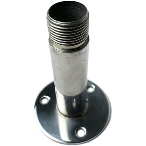 MARINE CITY 304 Grade Stainless Steel Polished Finish 1-14 Inches Tube Mount Antenna Base for Marines – Boats – Ships – Yachts (Pack of 1)