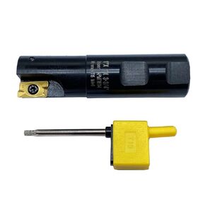 GBJ Face milling Cutter 63mm/2.48" BAP400R 63-22-4T with 10pcs APMT1604PDER DP Face Mill End Milling Shell Cutter Milling Inserts (BAP400R 63-22-4T+APMT1604PDER-DP DP010)