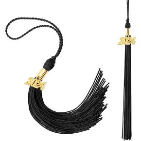 1 PCS Graduation Tassel 2024, 2024 Tassel Graduation, 2024 Graduation Tassel, Graduation Cap Tassel, 2024 Tassel with The 2024 Year Charm, 2024 Graduation Hat Decoration Tassel Purple and Gold