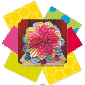 Petal Pop Zinnia Pillow Pattern