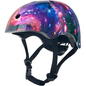 Adjustable Kids Bike Protective Helmet for Boys Girls Toddler, CPSC Safety Certified Galaxy Kids Helmets for Multi-Sports Skateboard Scooter Bike Cycling Skating Rollerblading