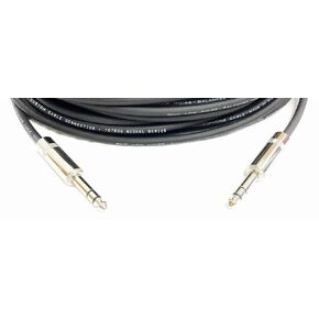 100 Foot Pro Audio REAN 1/4 inch (6.35mm) TRS to REAN 1/4 inch (6.35mm) TRS Balanced Cable with Rean NYS228 Nickel Plated connectors by Custom Cable Connection