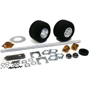 The ROP Shop | 36 Inch Shaft Kit for Trike Drift Bikes includes (2) Go Kart Tires 11x6.00-5