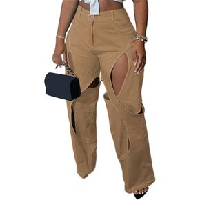 Womens Camo Cargo Pants High Waisted Army Fatigue Loose Straight Wide Leg Camouflage Trousers Streetwear