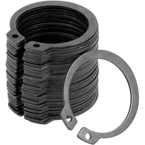 uxcell 35.5mm External Circlips C-Clip Retaining Shaft Snap Rings 65Mn 30pcs