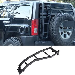 Car Roof Rack Ladder, Tailgate Ladder Compatible with Hummer H3 2005-2009 Rear Window Ladder