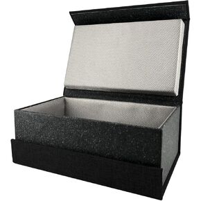 فاراداي صندوق سيارة مفتاح فوب حامي RFID مفتاح فوب إشارة مانع فاراداي قفص كبير حجب صندوق التدريع لمفتاح السيارة (أسود) in Kuwait