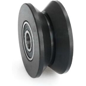 heyous V Groove Polypropylene Pulley Silent Pulley, Black