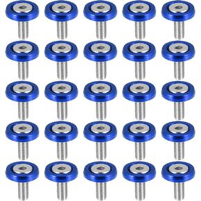 ممتص الصدمات للسيارة، مسمار غسالة M6x20mm، طقم تلبيس خليج المحرك، لون فضي من الفولاذ المقاوم للصدأ (مجموعة من 25)