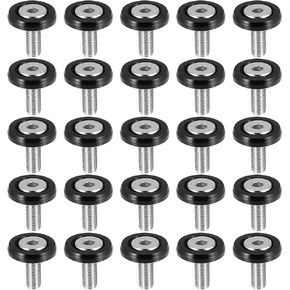 Car Bumper Fender Washer Bolt M6x20mm Engine Bay Dress Up Kit Stainless Steel Silver Tone (Set of 25)