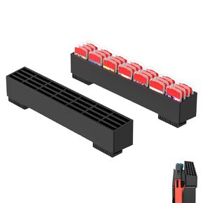 Geekria Game Card Storage with 28 Game Card Slots Card Holder Compatible with Nintendo Switch OLED Game Card Case Use Stand Alone or Mount to Switch Dock