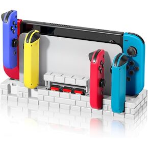 قاعدة شحن BRHE Switch لجهاز Nintendo Switch وOLED Model Joycons، محطة شاحن وحدة تحكم التبديل المطورة مع 8 وحدات تخزين للألعاب in Kuwait