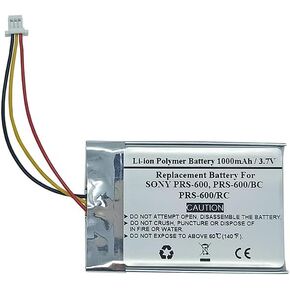 1000mAh 3.7V Replacement Battery for Sony Portable Reader PRS-600, PRS-600/BC, PRS-600/RC，Sony A98927554931, A98941654402, A-1732-035-A