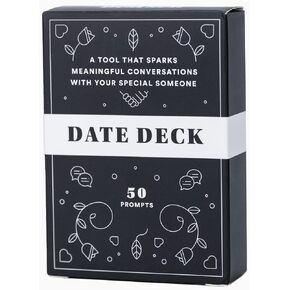 BestSelf Date Deck Date Night Card Game - 50 Prompts for Couples, Get Talking with Fun and Meaningful Date Night Ideas, The for Couples Games