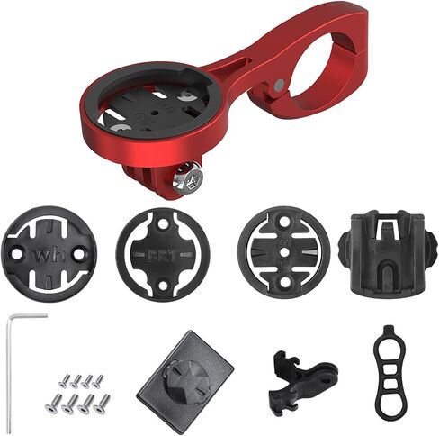 Bike Computer Mount For Aero Bars - Aero Bar Bike Computer Mount For Garmin Edge, Aero Bar Computer Mount Compatible with Garmin GPS Bike Computer, Wahoo, Bryton, Cateye, GoPro Full Range & Flashlight in Saudi Arabia