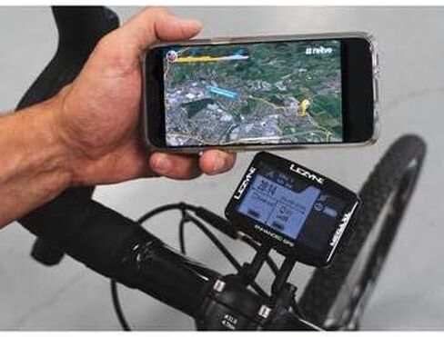 كمبيوتر دراجة LEZYNE Mega XL GPS، ملاحة خطوة بخطوة، وقت تشغيل 48 ساعة، قابل لإعادة الشحن عبر USB، ANT+ وبلوتوث ذكي، شرائح Strava، نظام GPS لركوب الدراجات in Saudi Arabia