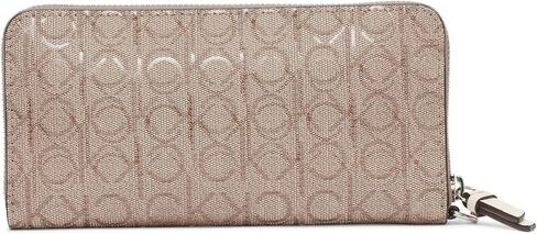 Calvin Klein Women's Key Item Saffiano Continental Zip Around Wallet with Wristlet Strap in Saudi Arabia