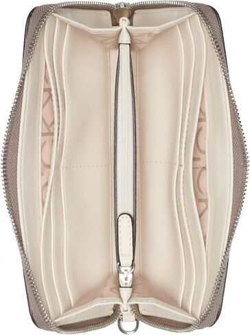 Calvin Klein Women's Key Item Saffiano Continental Zip Around Wallet with Wristlet Strap in Saudi Arabia
