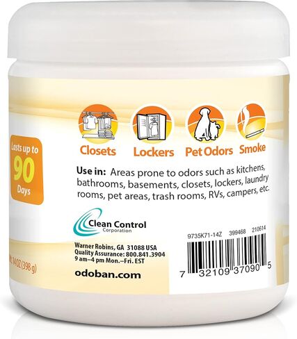 قاعدة الحيوانات الأليفة من أودوبان، مزيل ومطهر لرائحة الحيوانات الأليفة جاهز للاستخدام، زجاجة رذاذ سعة 32 أونصة، رائحة الحمضيات in Kuwait