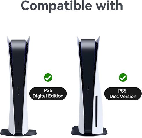 شبكة غطاء الغبار لوحدة التحكم PS5، حاجز غرفة التبريد PS5، غطاء مضاد للغبار للحيوانات الأليفة لجهاز بلاي ستيشن 5 إصدار محرك الأقراص الضوئية/ملحقات وحدة التحكم في الألعاب الإصدار الرقمي (أبيض) in Saudi Arabia
