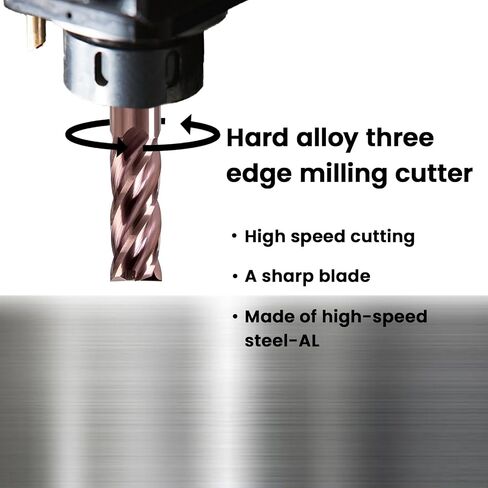 4-Edge 1/8 قاطعة المطحنة من الكربيد الصلب قطر القطع من الكربيد الصلب باستخدام الحاسب الآلي مطحنة نهاية الرأس 5 قطعة in Kuwait