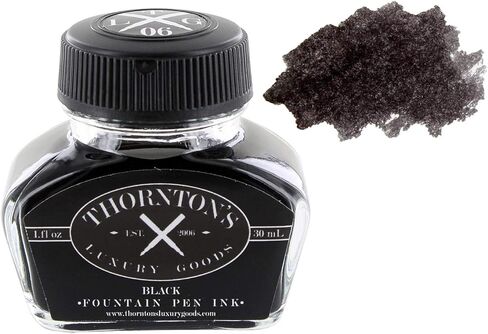 زجاجة حبر قلم حبر فاخر من Thornton's Luxury Goods 30 مل | كتابة سلسة خالية من العيوب | مناسب لجميع العلامات التجارية وأقلام الخط | اللوازم المكتبية (الأحمر) in Kuwait