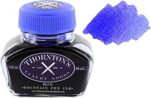 زجاجة حبر قلم حبر فاخر من Thornton's Luxury Goods 30 مل | كتابة سلسة خالية من العيوب | مناسب لجميع العلامات التجارية وأقلام الخط | اللوازم المكتبية (الأحمر) in Kuwait