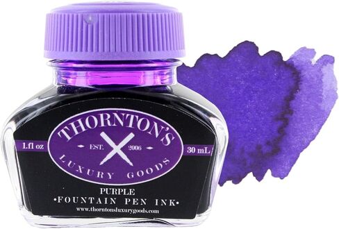 زجاجة حبر قلم حبر فاخر من Thornton's Luxury Goods 30 مل | كتابة سلسة خالية من العيوب | مناسب لجميع العلامات التجارية وأقلام الخط | اللوازم المكتبية (الأحمر) in Kuwait