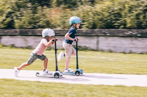 Scoot and Ride | Matte Finish Baby Helmet with Adjustable Straps | Sizes XXS-Small | Includes LED Saftey Light and Soft Fleece Padding for Extra Protection in Saudi Arabia