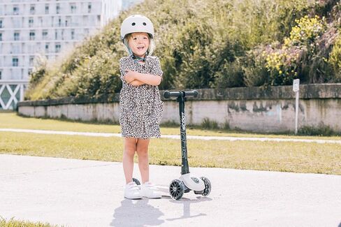 Scoot and Ride | Matte Finish Baby Helmet with Adjustable Straps | Sizes XXS-Small | Includes LED Saftey Light and Soft Fleece Padding for Extra Protection in Saudi Arabia
