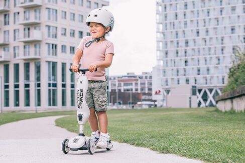 Scoot and Ride | Matte Finish Baby Helmet with Adjustable Straps | Sizes XXS-Small | Includes LED Saftey Light and Soft Fleece Padding for Extra Protection in Saudi Arabia