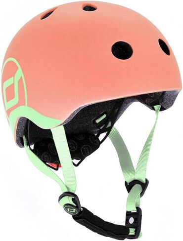 Scoot and Ride | Matte Finish Baby Helmet with Adjustable Straps | Sizes XXS-Small | Includes LED Saftey Light and Soft Fleece Padding for Extra Protection in Saudi Arabia