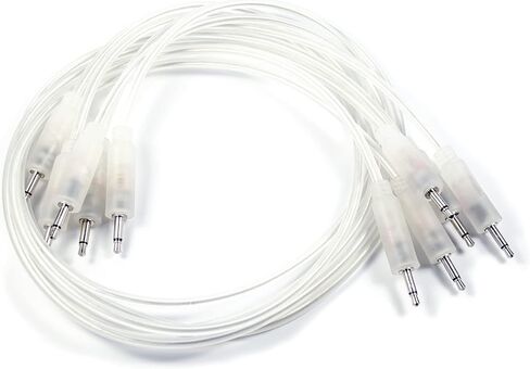 كابلات تصحيح السيرة الذاتية LED من Heinakroon، سلاسل اختبار وحدات Eurorack، 5 عبوات (11.8 بوصة)، شفافة in Kuwait