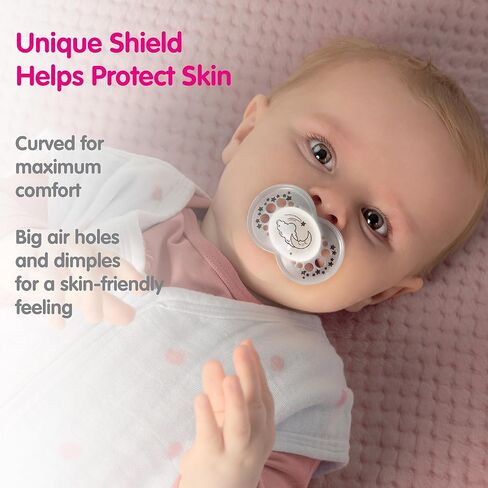 MAM Original Day & Night Baby Pacifier, Nipple Shape Helps Promote Healthy Oral Development, Glows in the Dark, 6-16 Months, Unisex,3 Count (Pack of 1) in Saudi Arabia