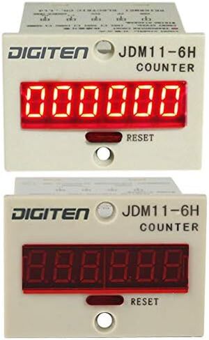 DIGITEN 0-999999 12-24VDC Digital LED Counter +PhotoElectric Switch Sensor +Reflector Automatic Conveyor Belting in Saudi Arabia