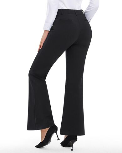 Stelle Women's 31" Dress Pants Business Casual Wide Leg Pants with Pockets Stretchy High Waisted Office Slacks for Work in Saudi Arabia
