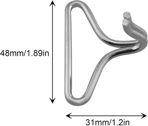 Chair Webbing Clip 40pcs Metal Webbing Clip for Chair Frame Rubber Webbing Repair for Sofa Chair Furniture in Saudi Arabia