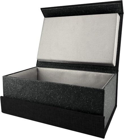 فاراداي صندوق سيارة مفتاح فوب حامي RFID مفتاح فوب إشارة مانع فاراداي قفص كبير حجب صندوق التدريع لمفتاح السيارة (أسود) in Kuwait