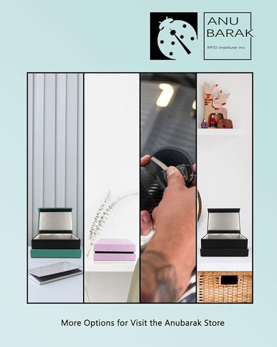 فاراداي صندوق سيارة مفتاح فوب حامي RFID مفتاح فوب إشارة مانع فاراداي قفص كبير حجب صندوق التدريع لمفتاح السيارة (أسود) in Kuwait