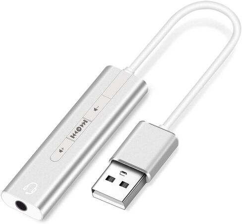 بطاقة صوت خارجية 2 في 1 USB تعمل مع سماعة الهاتف in Saudi Arabia