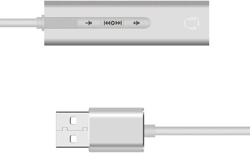 بطاقة صوت خارجية 2 في 1 USB تعمل مع سماعة الهاتف in Saudi Arabia