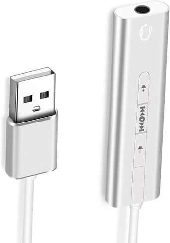 بطاقة صوت خارجية 2 في 1 USB تعمل مع سماعة الهاتف in Saudi Arabia