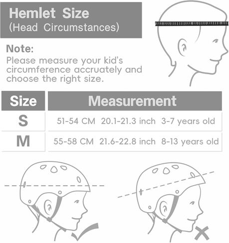Kids Bike Helmets Multi-Sport Adjustable Skateboard Helmet for Baby Boys Girls Lightweight Bicycle Helmet for Toddler to Youth in Kuwait