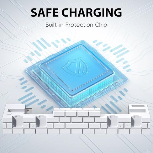 قاعدة شحن BRHE Switch لجهاز Nintendo Switch وOLED Model Joycons، محطة شاحن وحدة تحكم التبديل المطورة مع 8 وحدات تخزين للألعاب in Kuwait